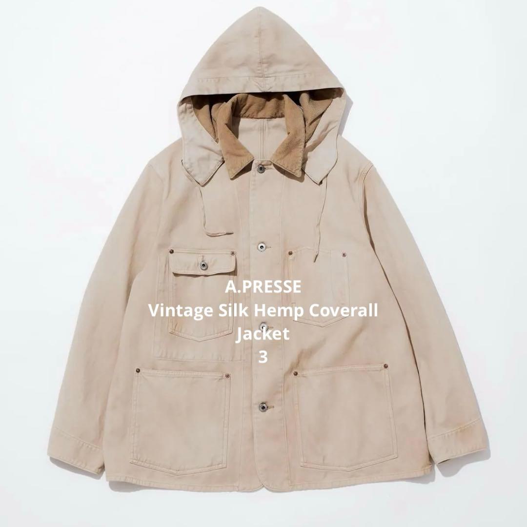 A.PRESSE Coverall Jacket カバーオール　3