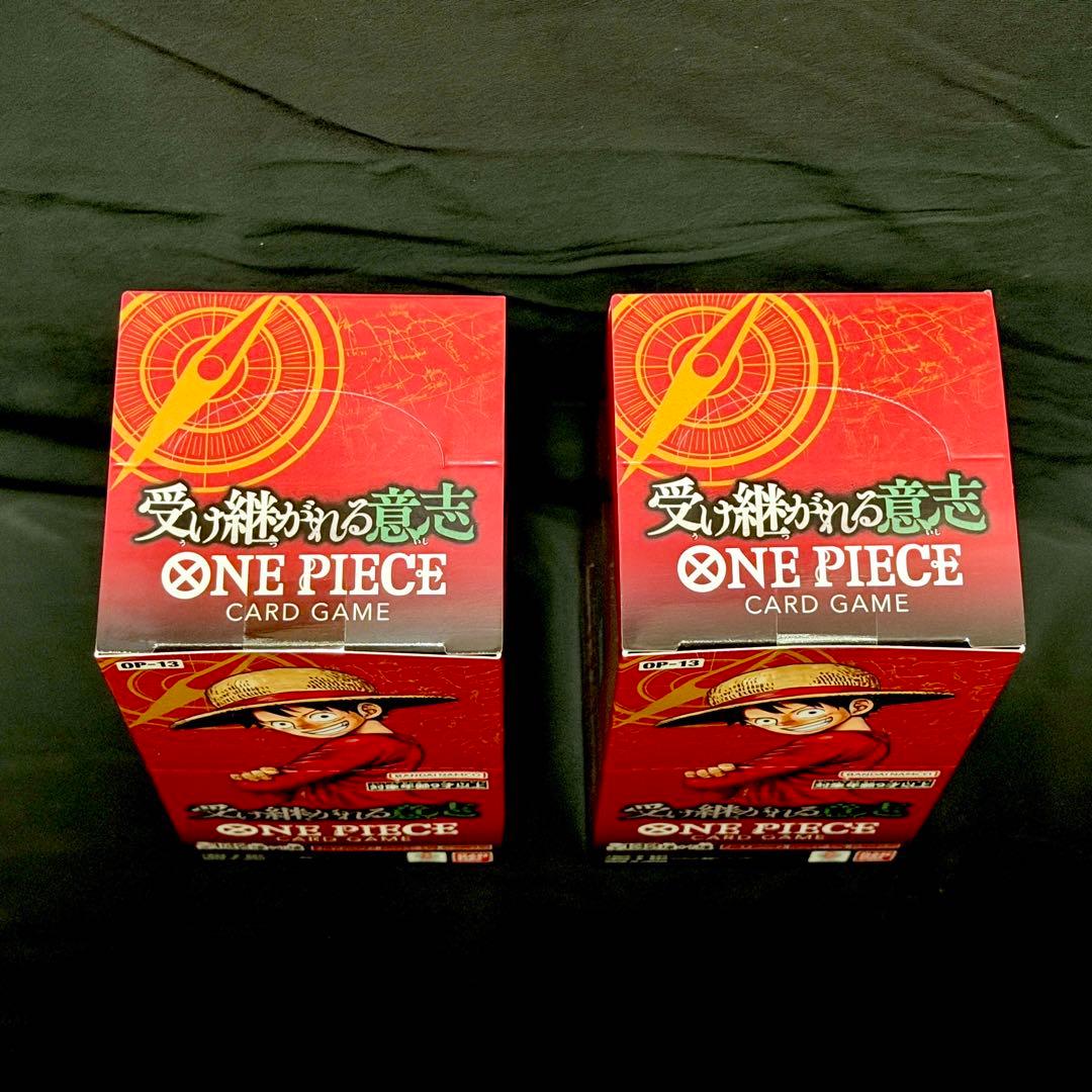 【新品未開封テープ付】受け継がれる意志 2BOX ONE PIECE CARD
