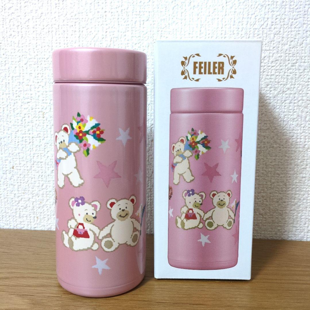 未使用　フェイラー　リーベ＆リリア　350mlステンレスボトル　タイガー　ピンク