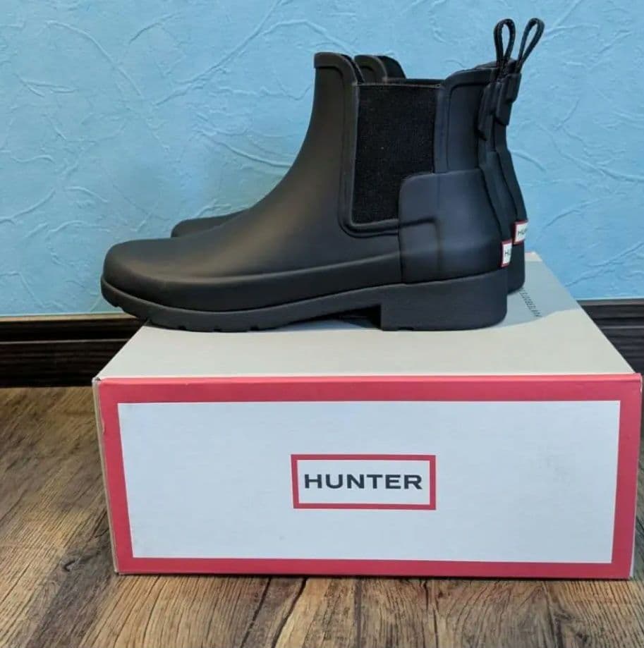 rinrin【新品】定価2.5万　HUNTER チェルシーブーツ UK4