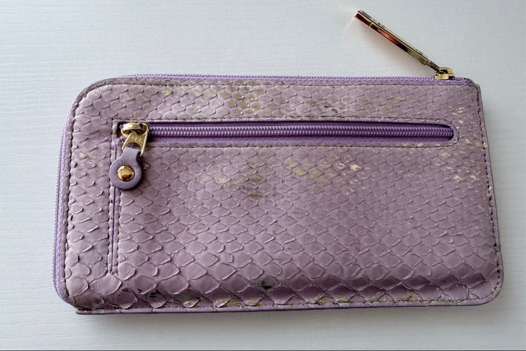 ATAO 長財布 ラベンダー　slimo(スリモ)パイソンリュクス　2022限定