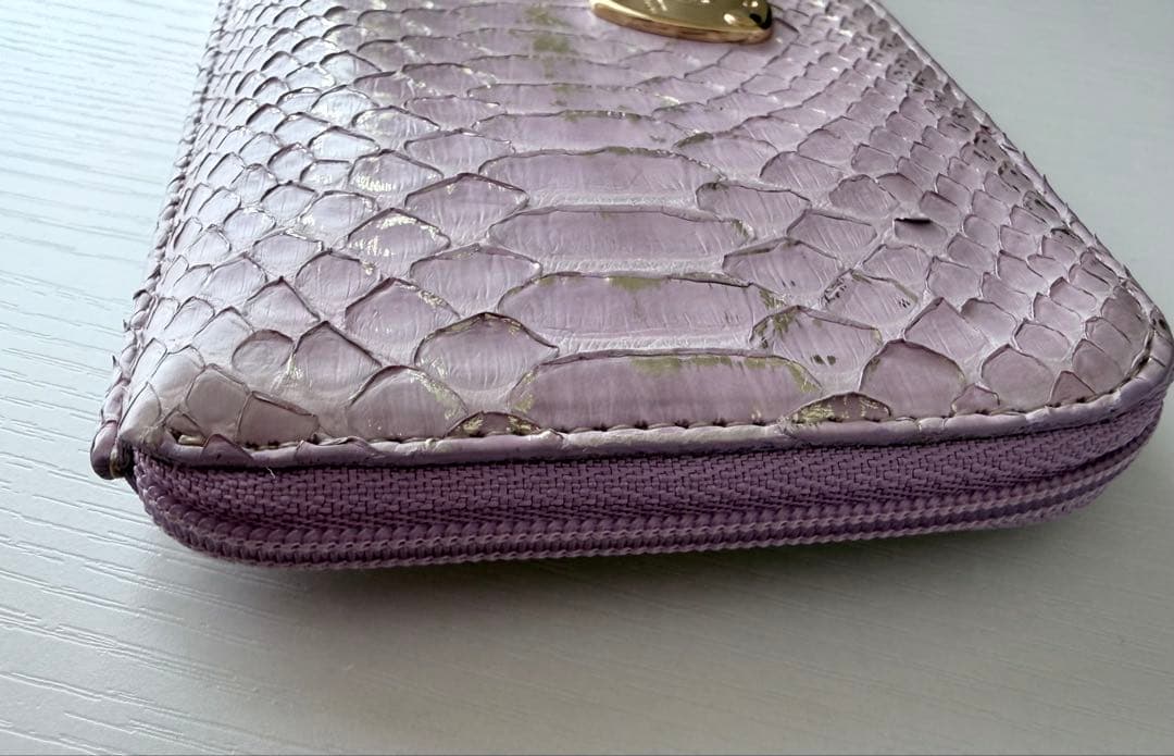ATAO 長財布 ラベンダー　slimo(スリモ)パイソンリュクス　2022限定