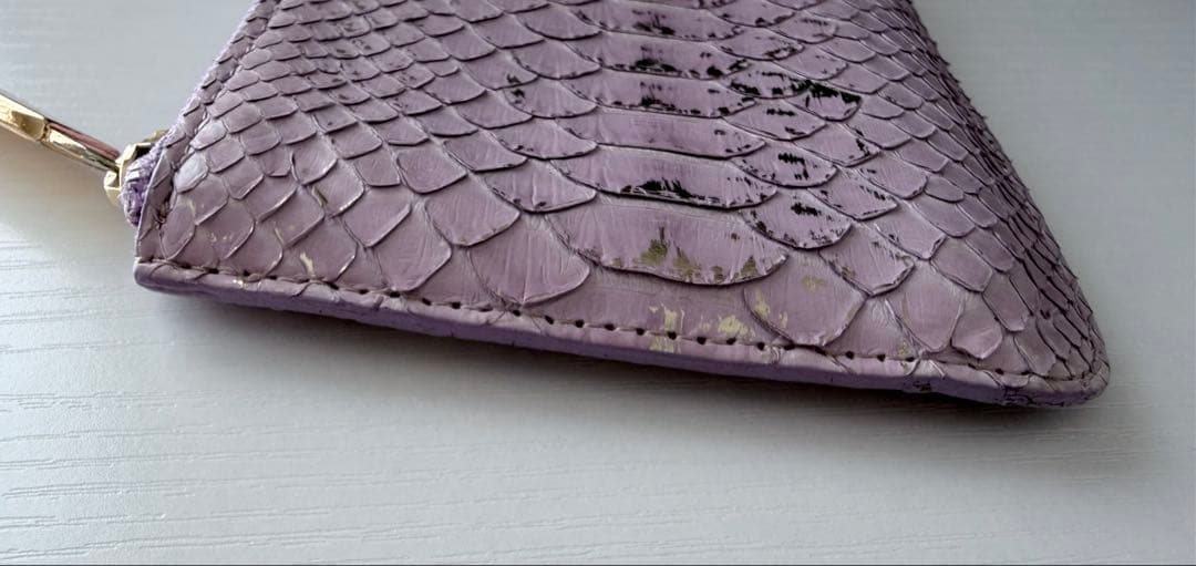 ATAO 長財布 ラベンダー　slimo(スリモ)パイソンリュクス　2022限定