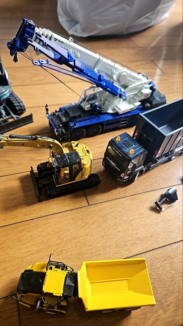 建設機械ミニカーセット