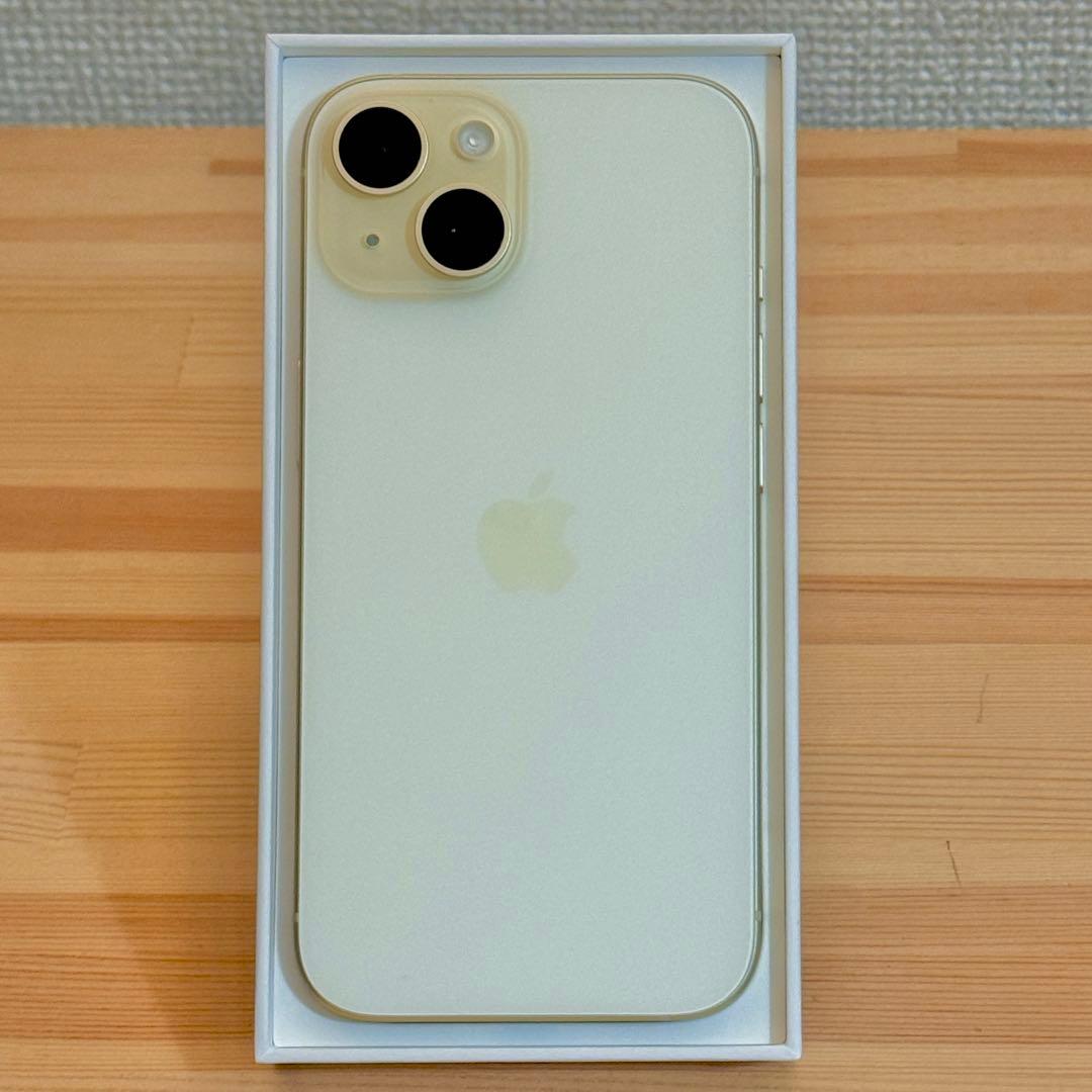 【値下げ！新品】Apple iPhone15 256GB本体　バッテリー100%