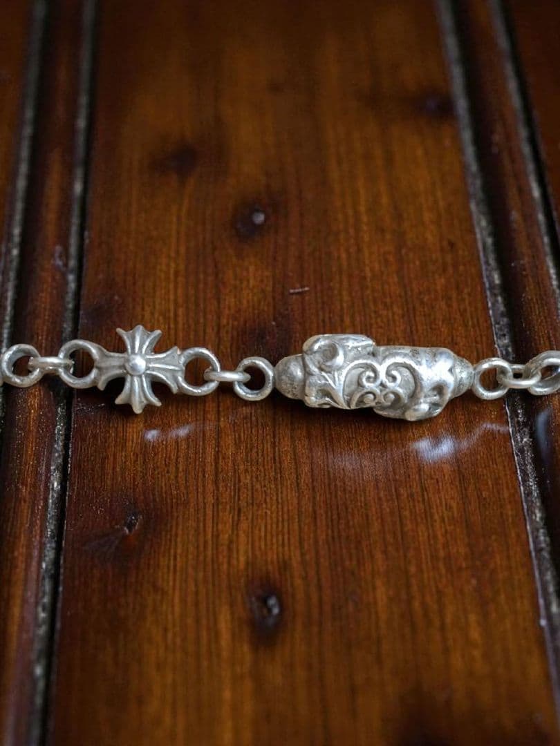 シルバー925 ウォレットチェーン40cm/95年製made in japan