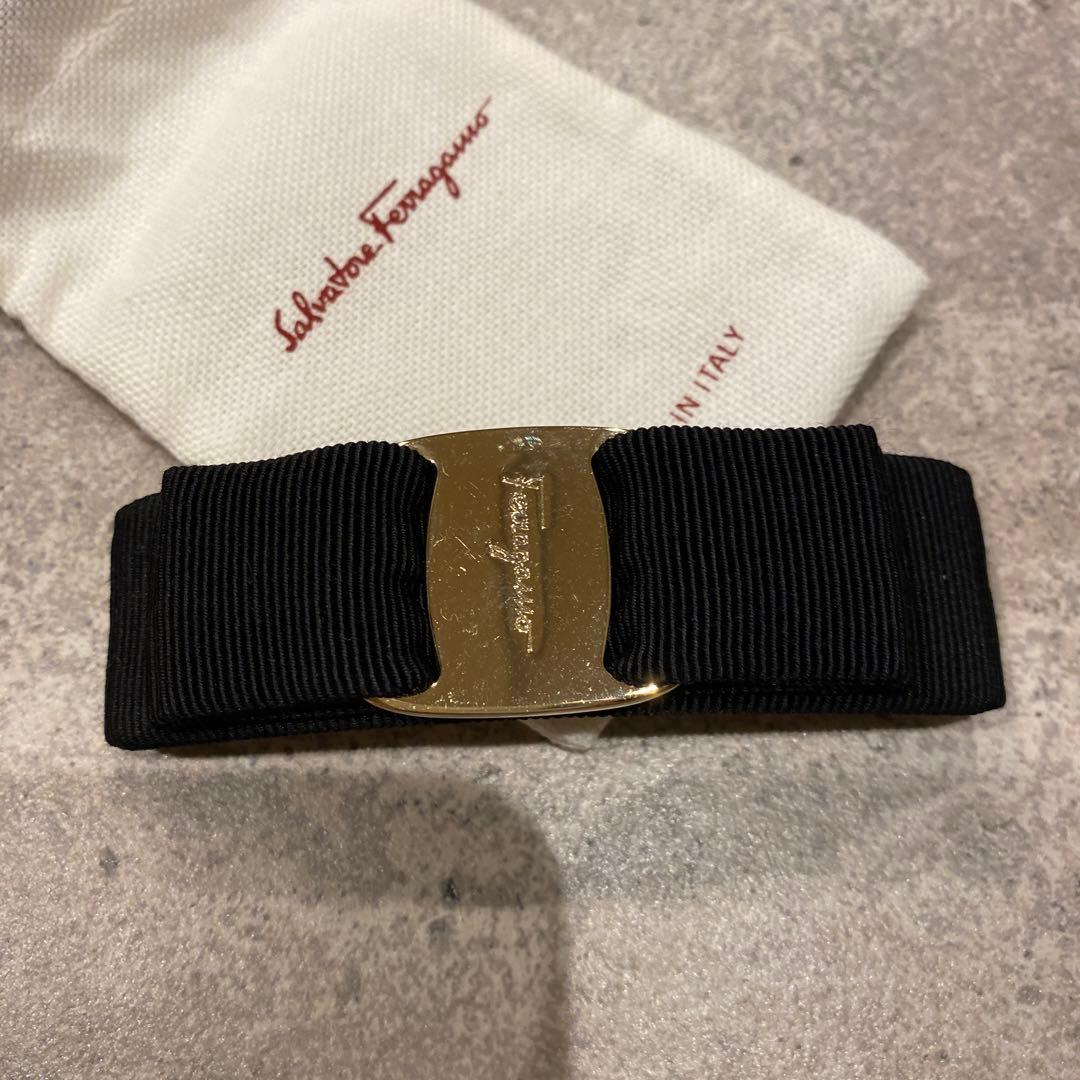 Salvatore Ferragamo バレッタ　ブラック