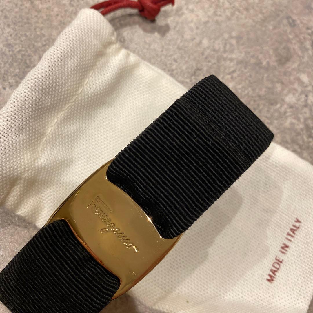 Salvatore Ferragamo バレッタ　ブラック