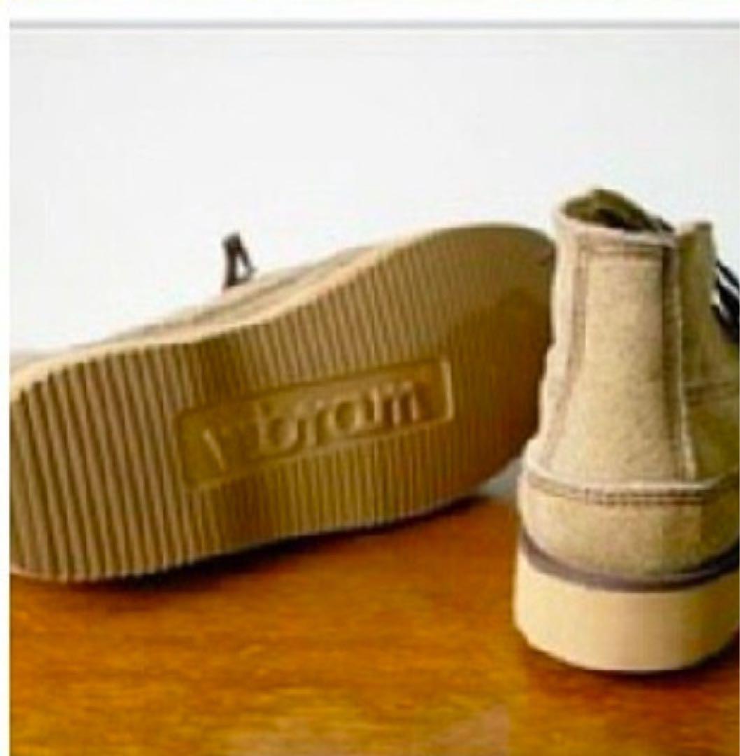 ラッセルモカシン　Vibramソール ベージュ モカシン・デッキシューズ