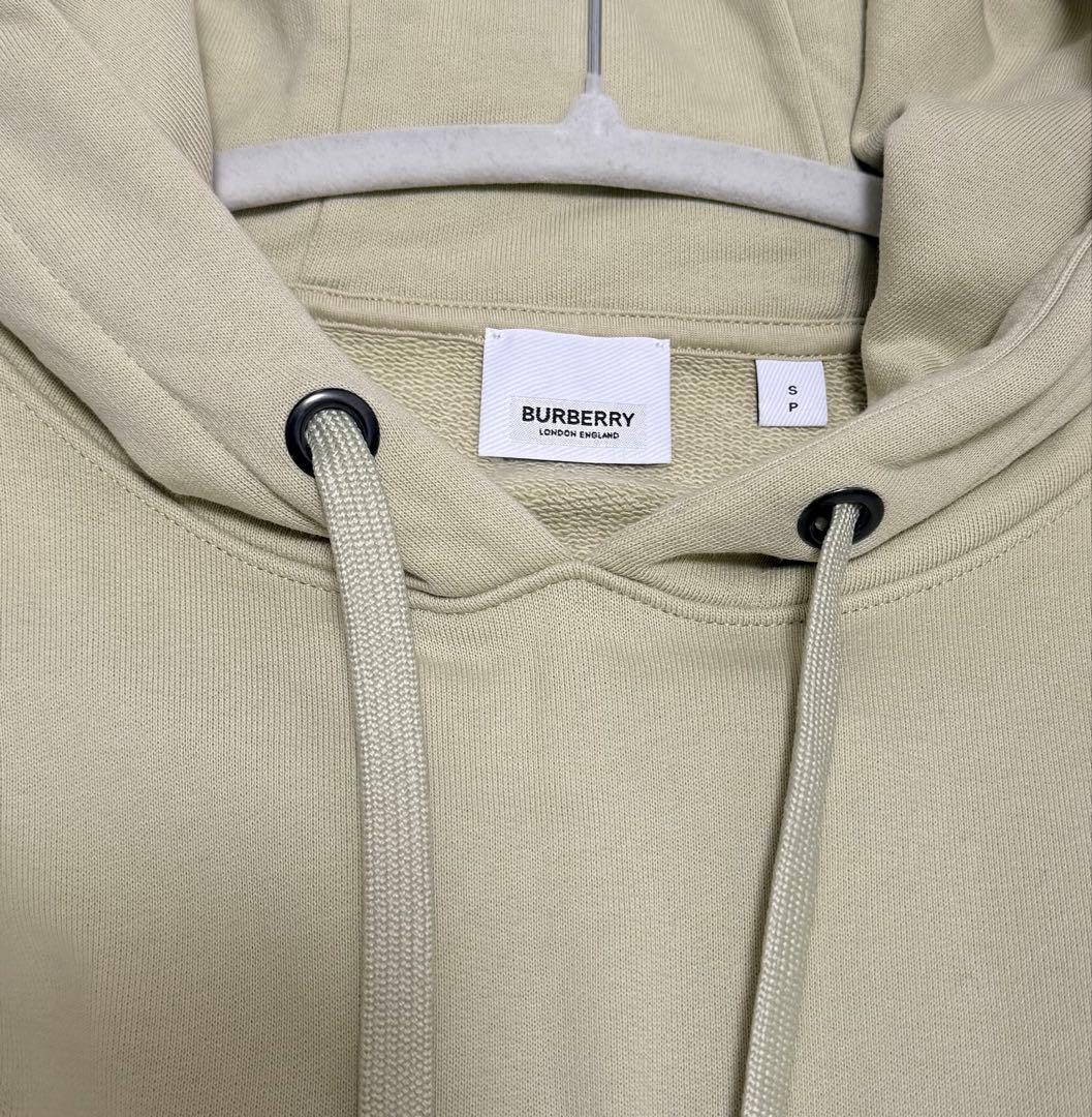 BURBERRY フード付きパーカー ライトグリーン