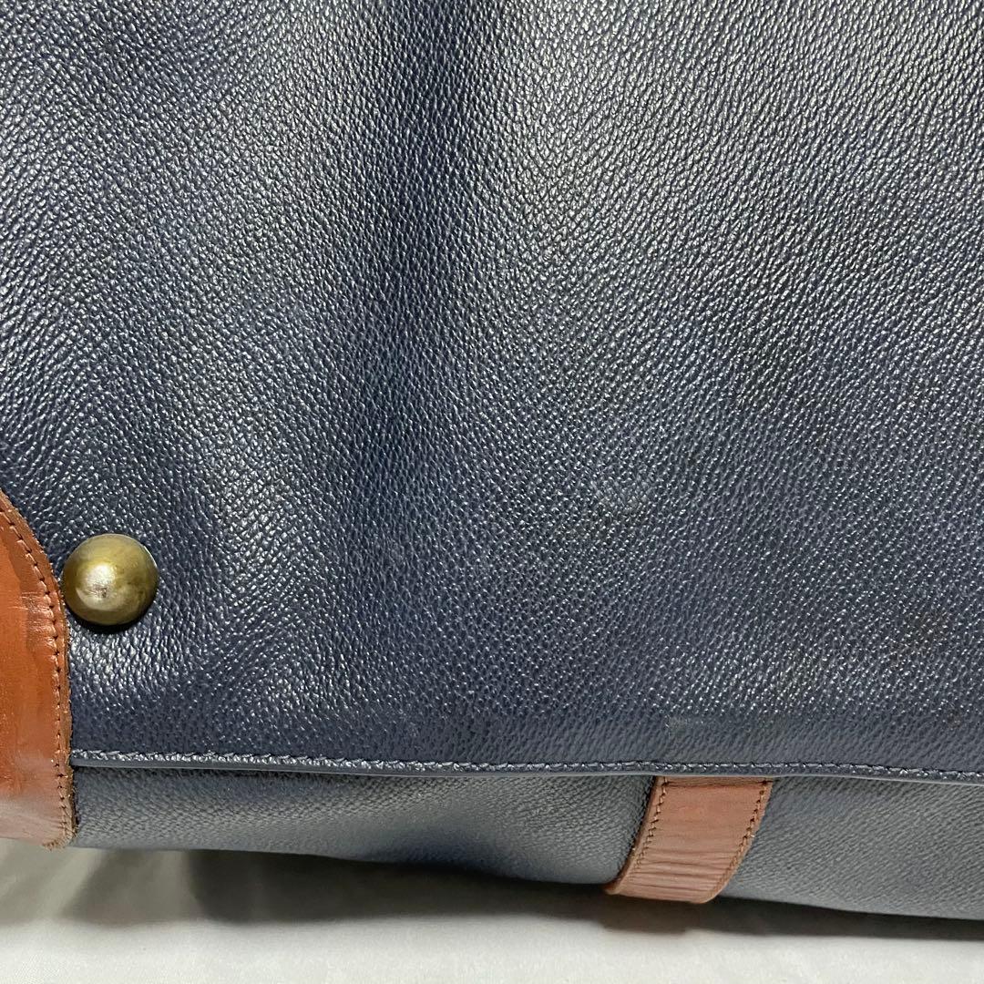 Burberry バーバリー ボストンバッグ ネイビー