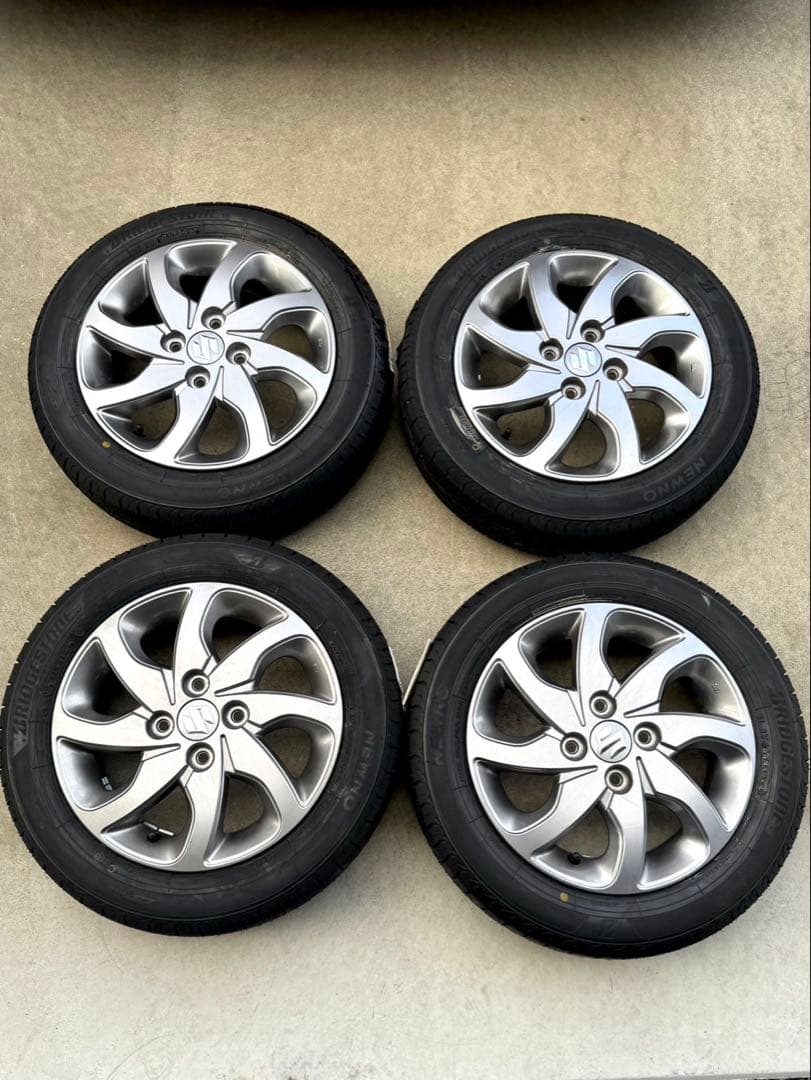 パレット純正ホイール美品 タイヤ2023年製新品 14インチ