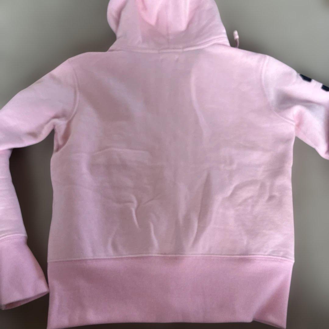 y2K ラルフローレン　ビッグポニー　ジップパーカー　短丈　平成ギャル