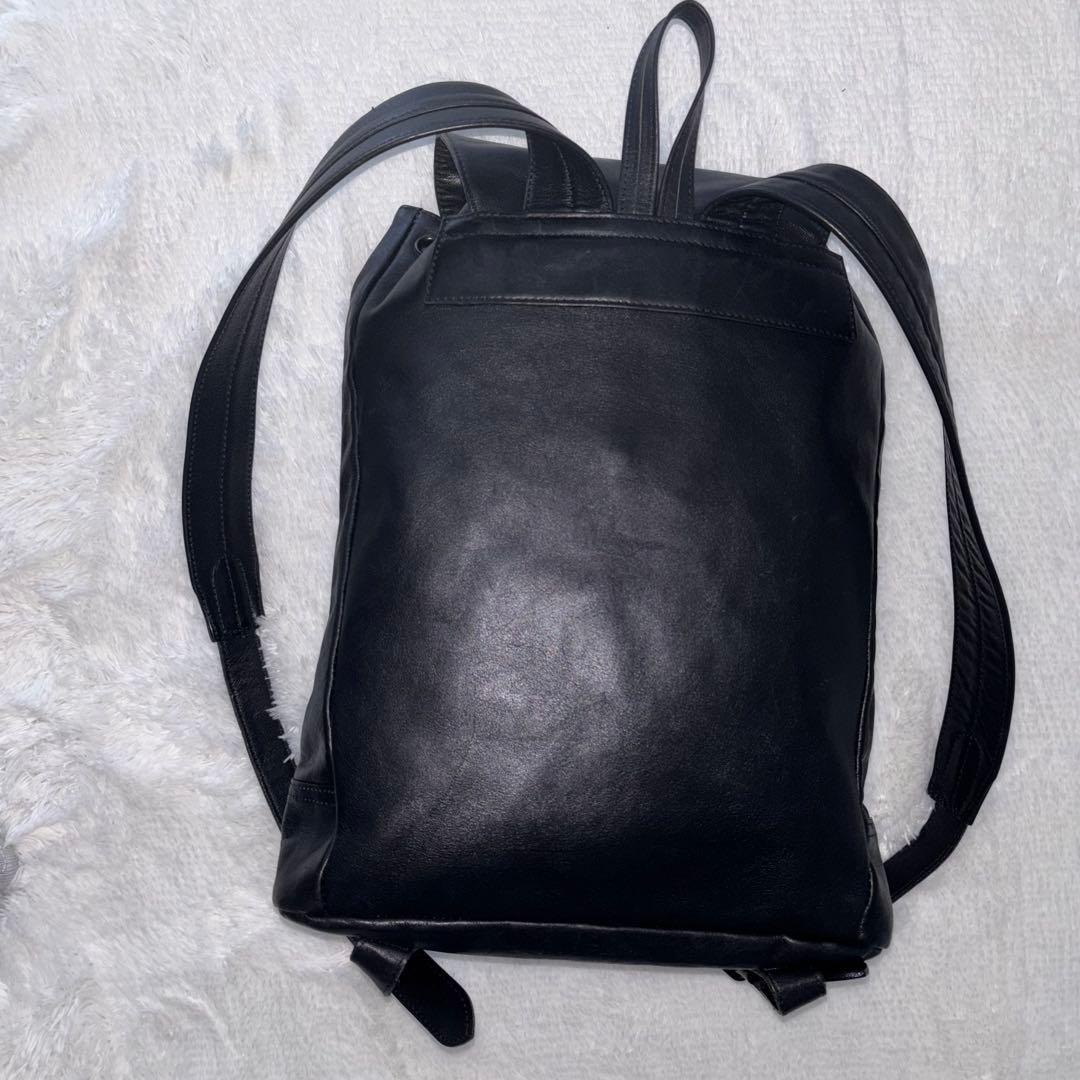 【美品】PORTER ポーター コルチナ リュック オールレザー ブラック