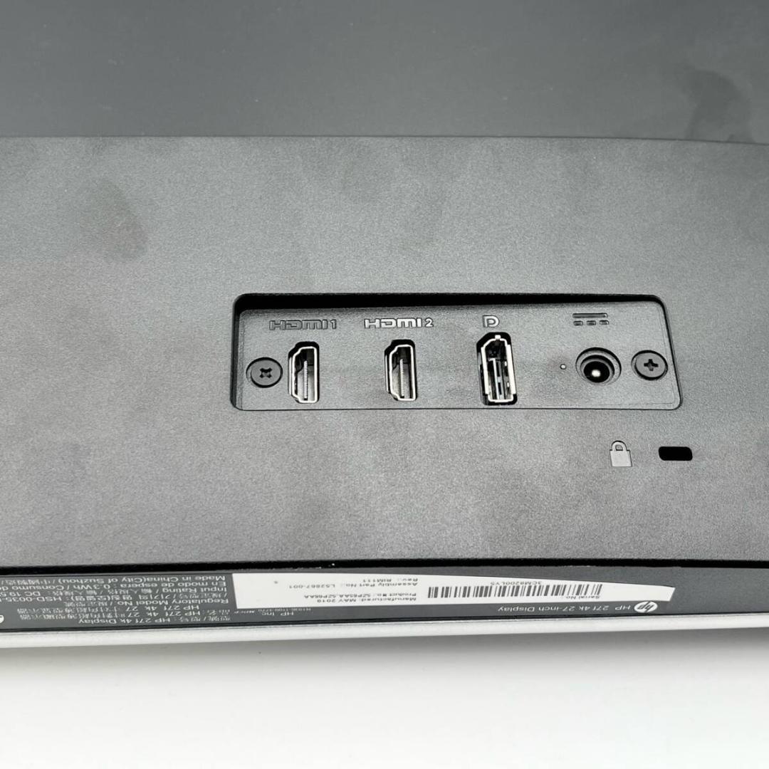 【美品】⭐️HP PCモニター 27インチ 4K UHD 2160p ブラック