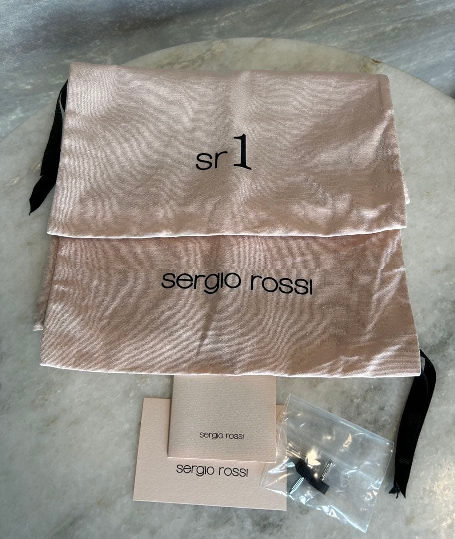 sergio rossi デニム ミュール セルジオロッシ 38 サンダル