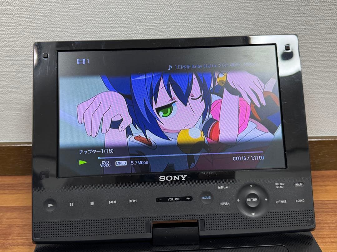 SONY Blue-ray DVD ポータブル　プレーヤー　BDP-SX910