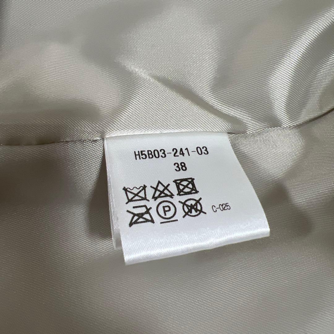 MACKINTOSHPHILOSOPHY HESSLEノーカラーショートコート