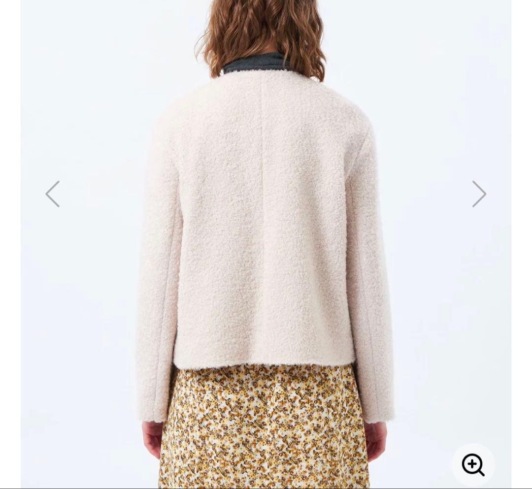 MACKINTOSHPHILOSOPHY HESSLEノーカラーショートコート