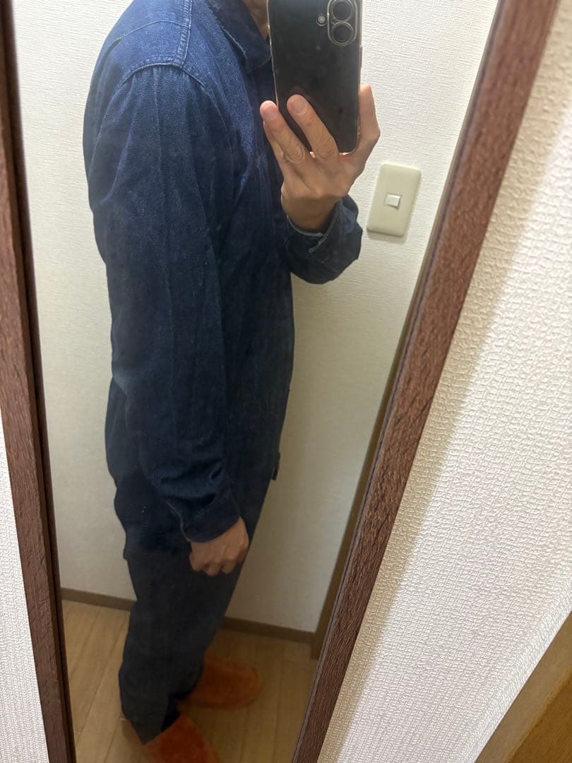 エンジニアードガーメンツ　ジャンプスーツ　コットンデニム