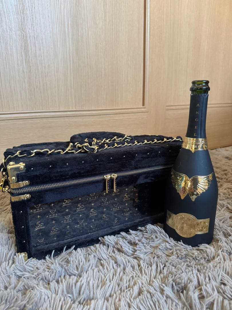 エンジェルシャンパン　空瓶、箱　セット売り