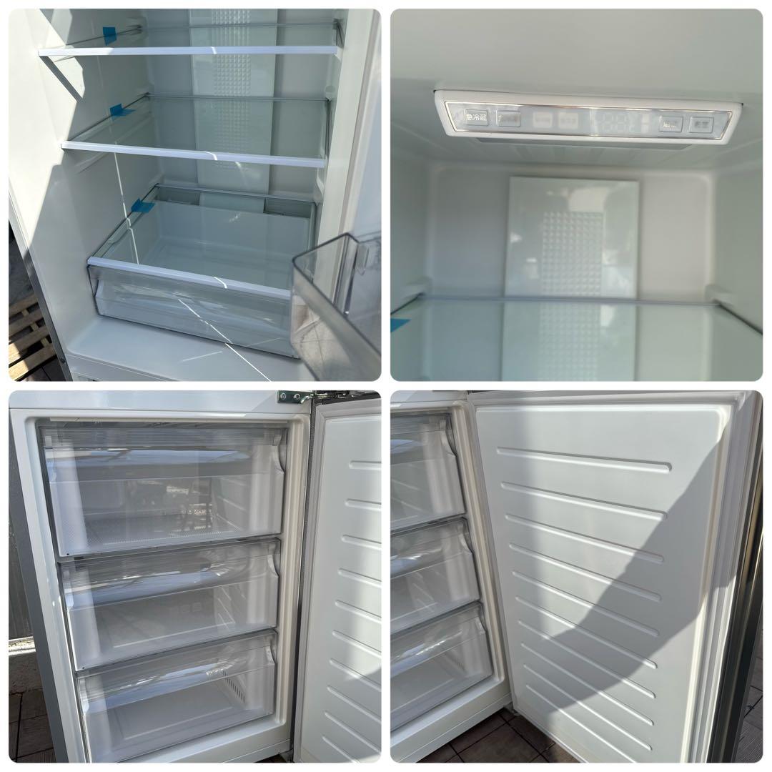 美品 Haier 冷蔵庫 Global Series シルバー 2ドア 270L