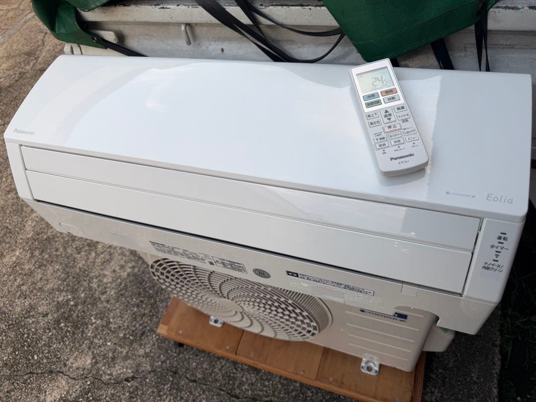室外機も送料込 2023年製 6畳用 パナソニック エアコン クーラー2.2kw