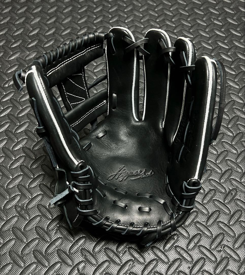 新品 ローリングス ハイパーテック 軟式 内野手用 グローブ ブラック