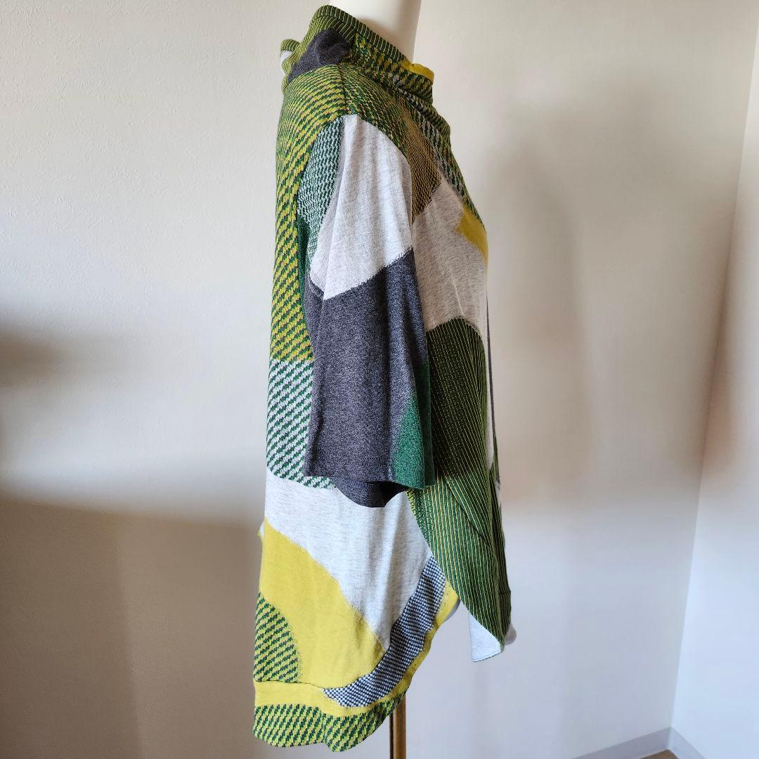 【新品未使用 】慈雨 カットソー チュニック 七分袖 ゆったりサイズ