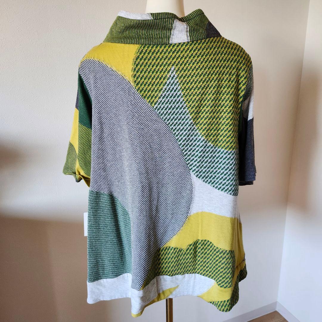 【新品未使用 】慈雨 カットソー チュニック 七分袖 ゆったりサイズ