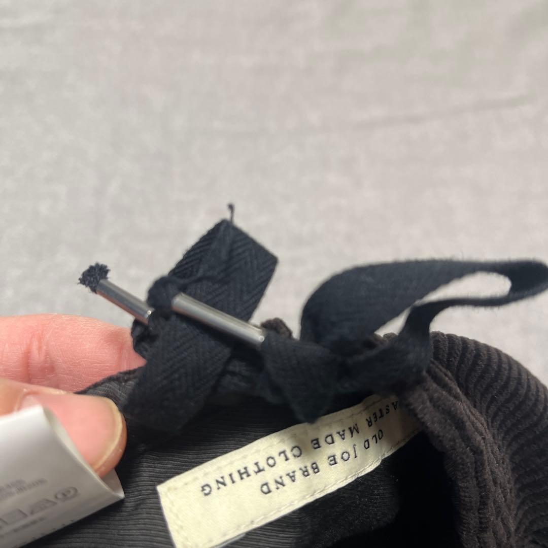 ※mookku3　OKDJOE コーデュロイ 黒 ベレー帽