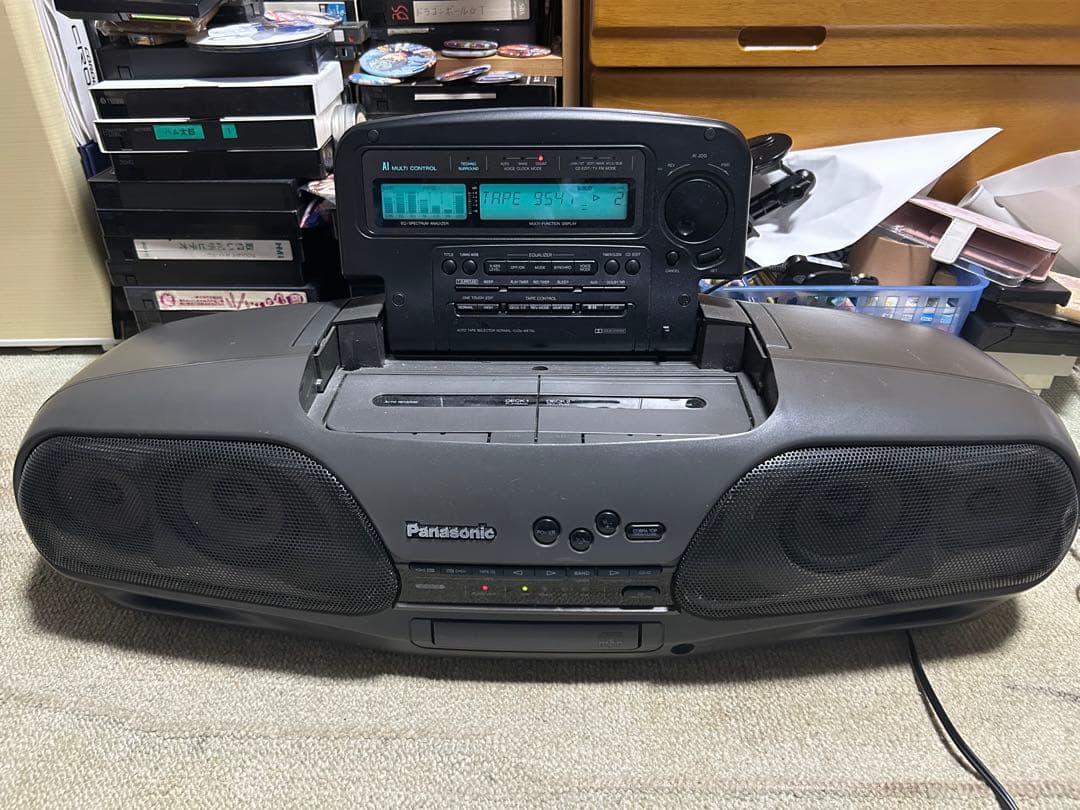 7.31迄 最終値下げPanasonicバブル期のCDラジカセ RX-DT909