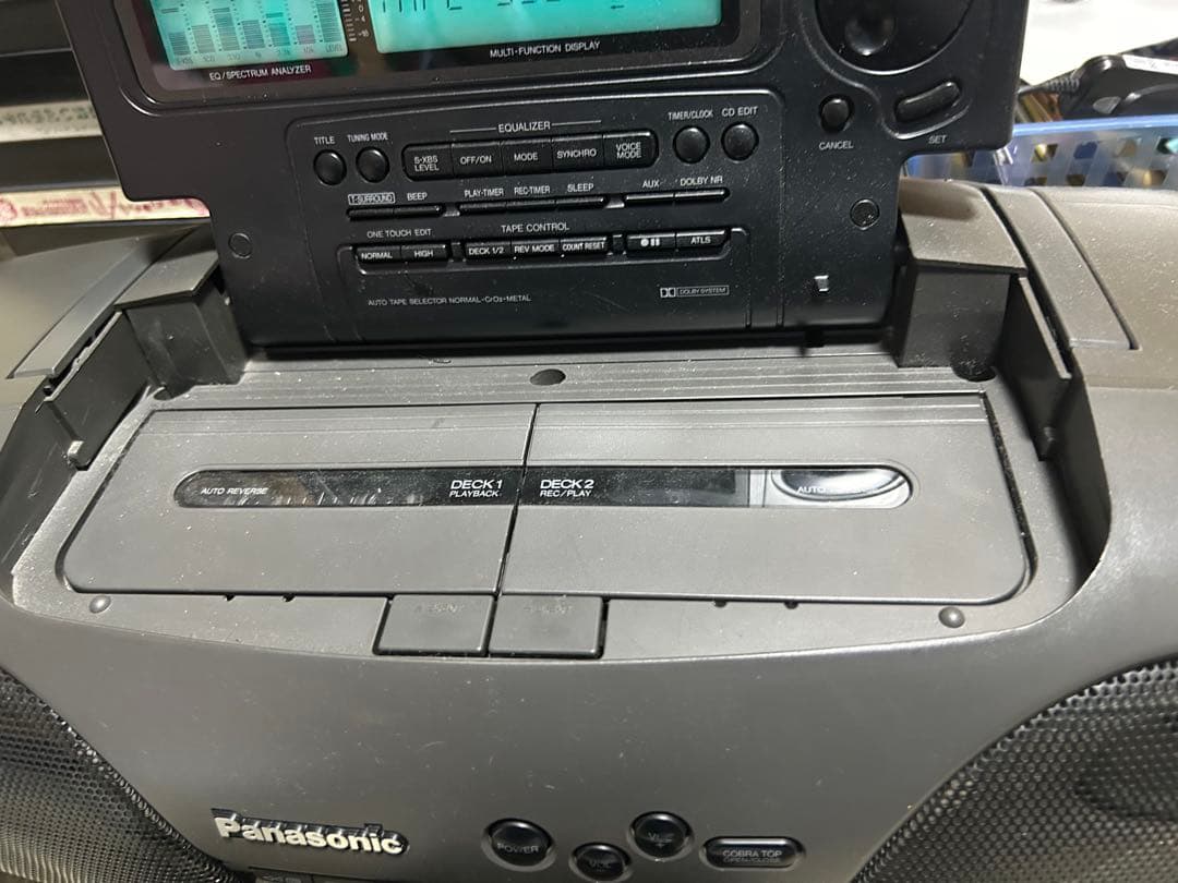 7.31迄 最終値下げPanasonicバブル期のCDラジカセ RX-DT909