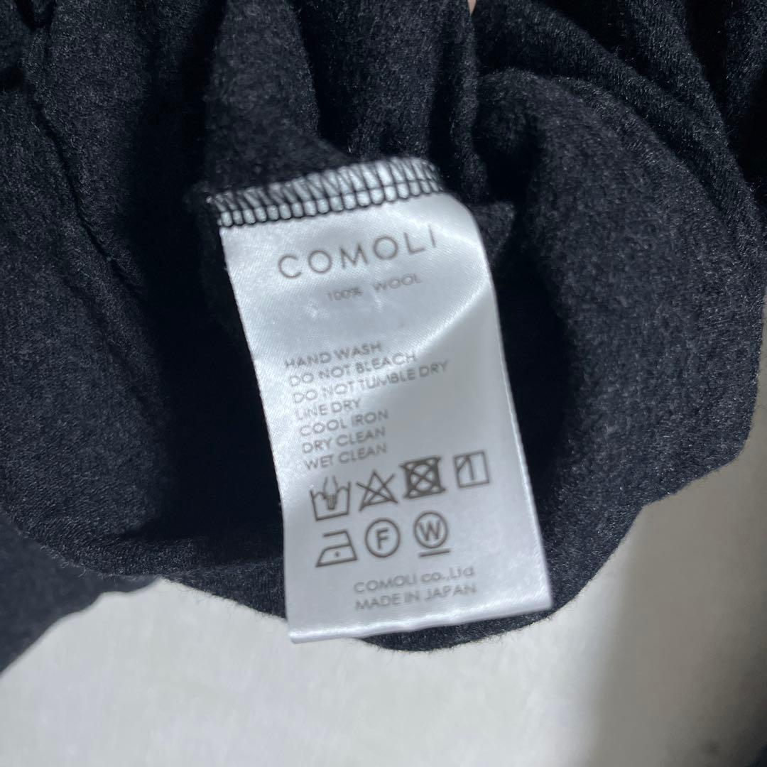 COMOLI (コモリ) ウール天竺 長袖クルー
