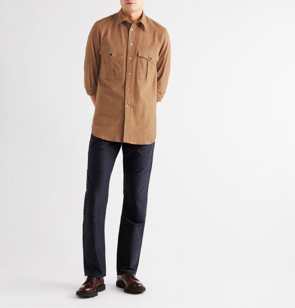 未使用 l.e.j London Indigo Dyed trousers