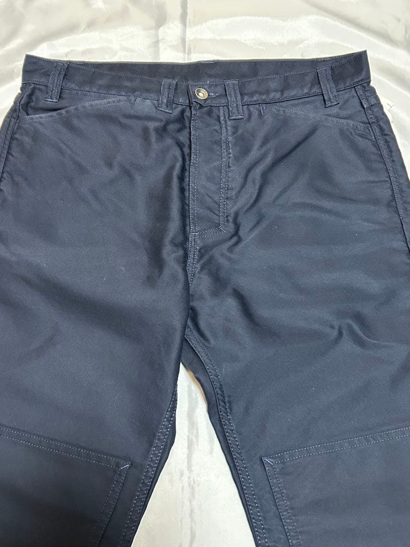 未使用 l.e.j London Indigo Dyed trousers