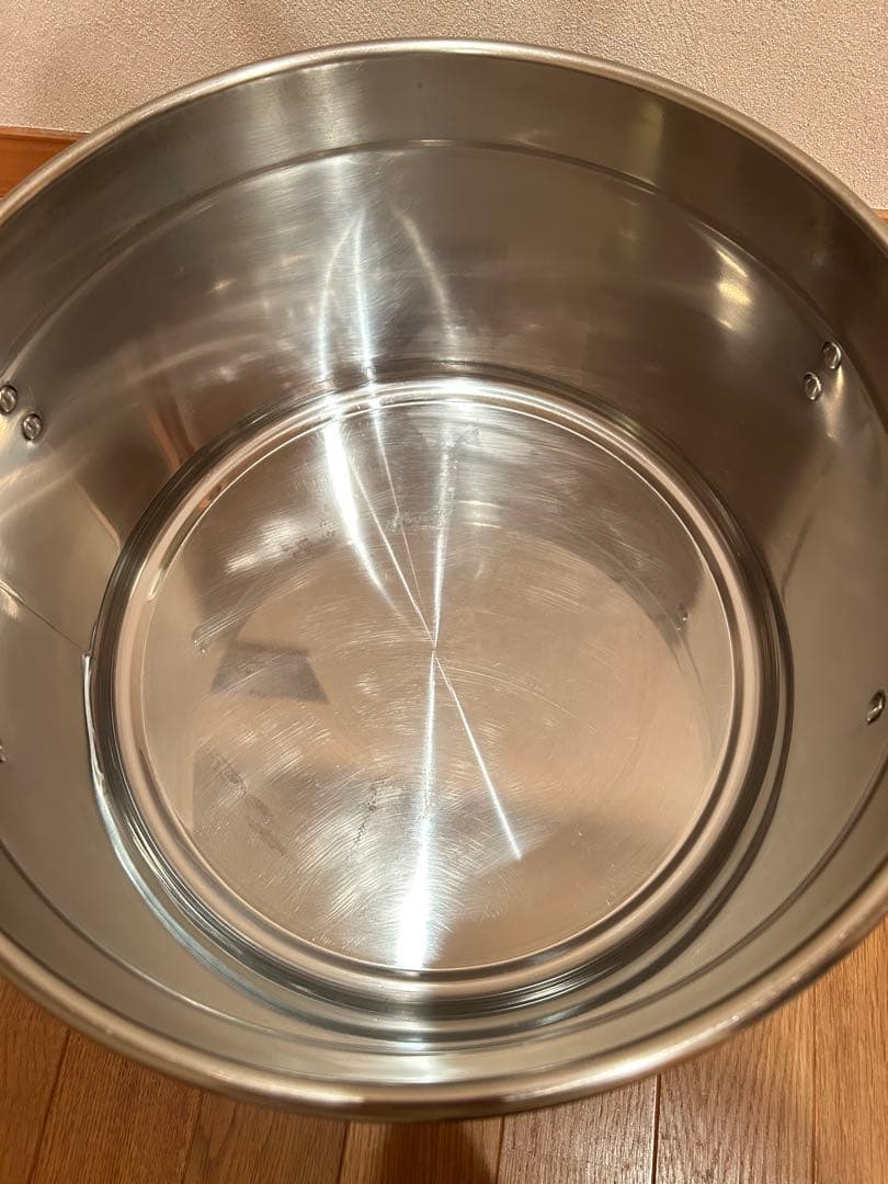 よ*ー様 ステンレス 茹で鍋 テボ2個セット 蓋付き 業務用