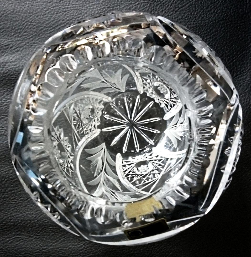 花瓶　クリスタルガラス　フラワーベース　ドイツ製