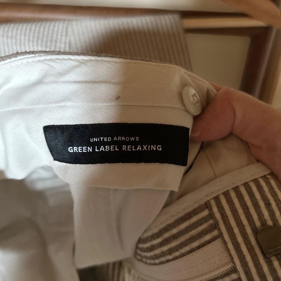 ozzyシアサッカースーツTESSUTI SONORO ブラウン