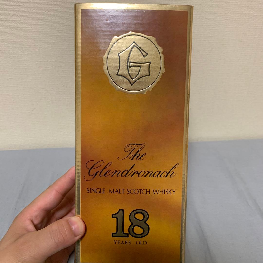 グレンドロナック18年　空き瓶　箱付き