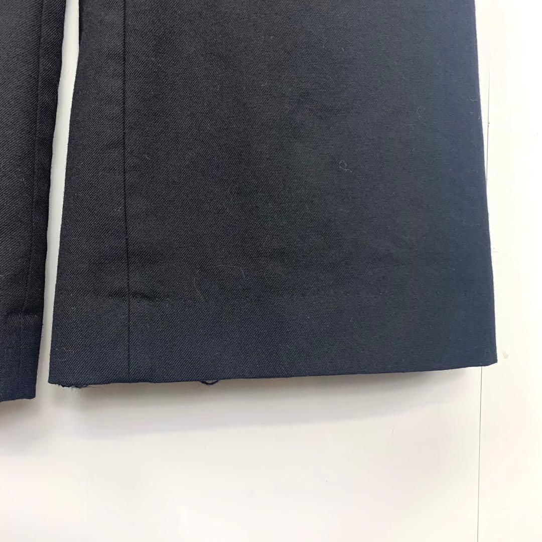 ステーキ様90sヴィンテージウールセーラーパンツ黒ブラックレースアップワイド