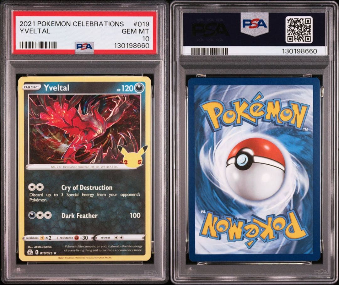 【PSA10】イベルタル　Yveltal 海外版　25th