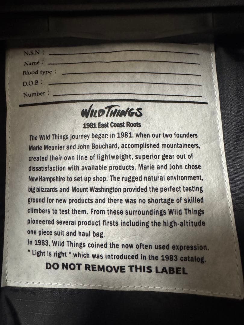 【美品】WILD THINGS DAN 別注 ハッピースーツＳ