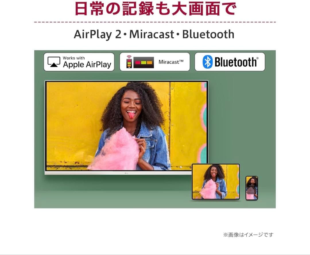 4月購入:32インチ【LG スマートモニター ディスプレイ】 32SR73U-W