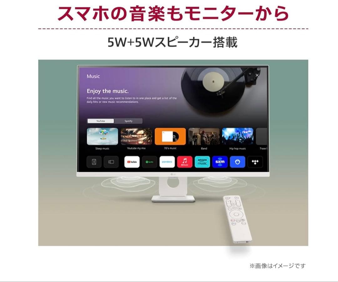 4月購入:32インチ【LG スマートモニター ディスプレイ】 32SR73U-W