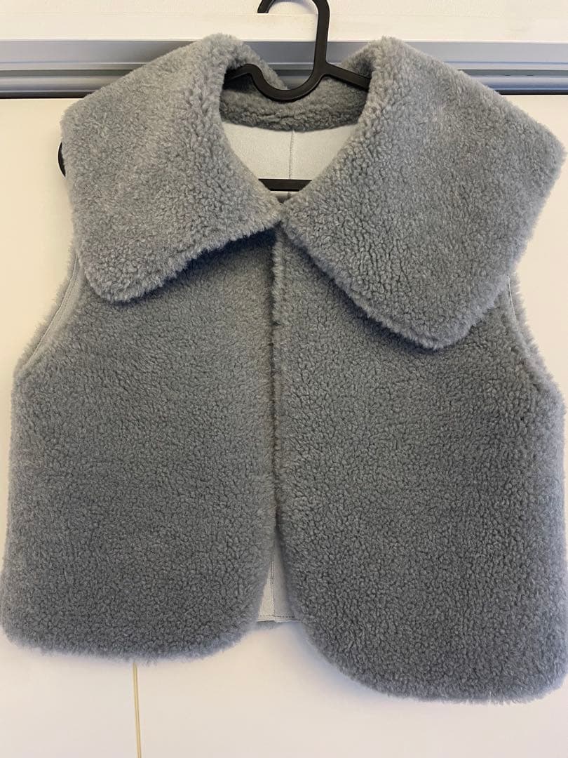 LIGNAGGIO VERYSTORE別注 コンパクトファーベスト グレー