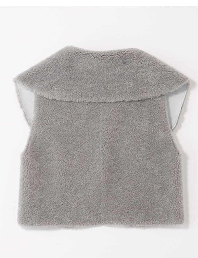 LIGNAGGIO VERYSTORE別注 コンパクトファーベスト グレー