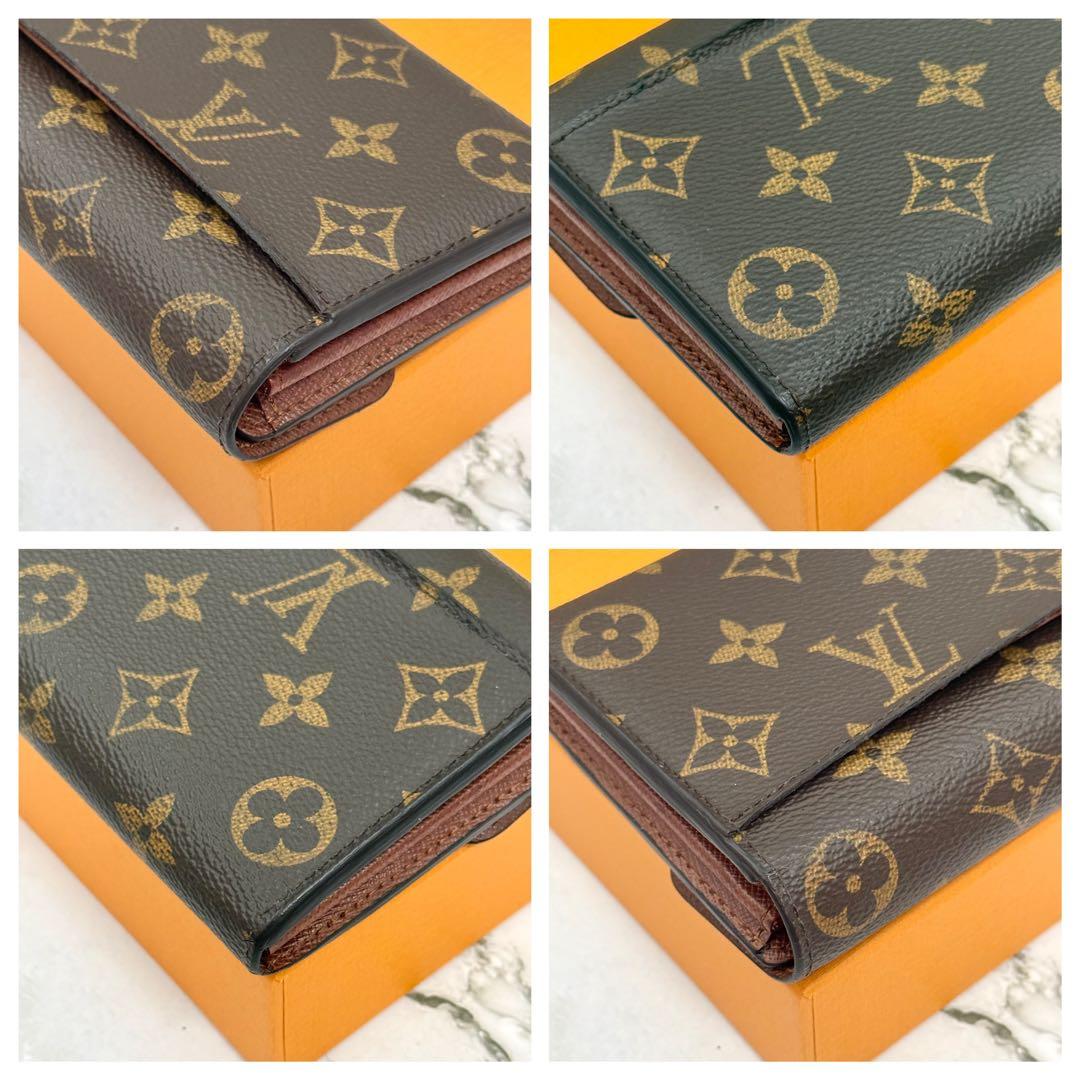【美品】ルイヴィトン 新型 モノグラム ポルトフォイユ サラ 長財布 折り財布