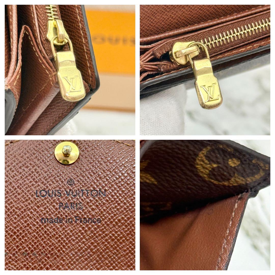 【美品】ルイヴィトン 新型 モノグラム ポルトフォイユ サラ 長財布 折り財布