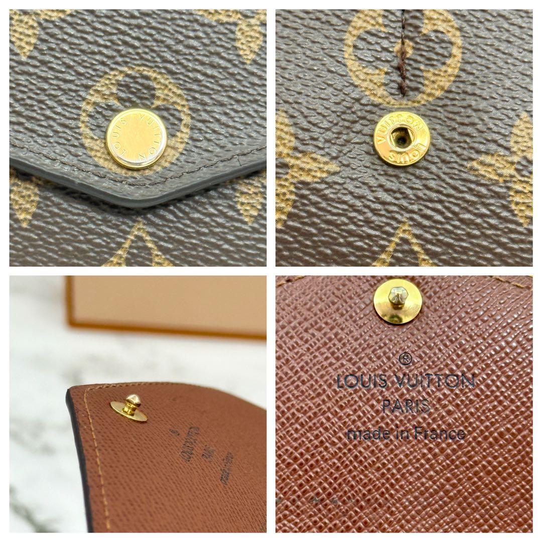 【美品】ルイヴィトン 新型 モノグラム ポルトフォイユ サラ 長財布 折り財布